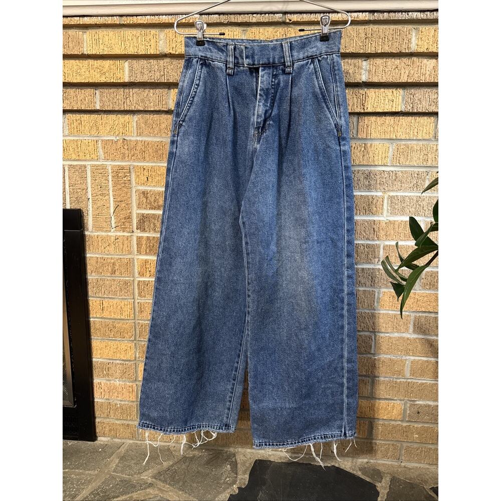 Habitual Womens Baltic Size 2 Denim Jeans Wide-Leg High-Waisted Casual Style - Picture 2 of 9